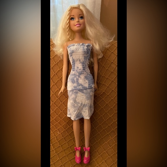 Mattel Other - 28” Barbie she has that one braid.